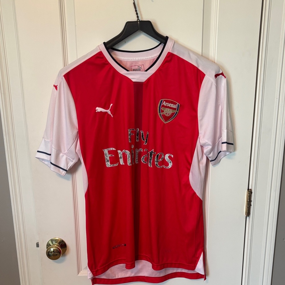 Puma Arsenal Red and White Men's Jersey